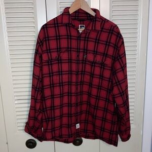 The North face lumberjack shirt, size large men’s